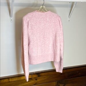 Weekday Sadie Soft Pink Crew Neck‎ Sweater- M